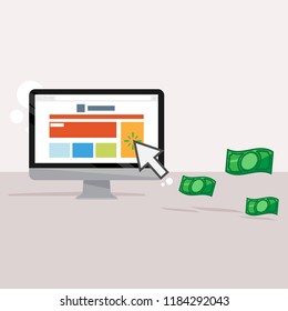 pay per click illustration