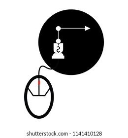 Pay Per Click. Internet advertising, online marketing concept 