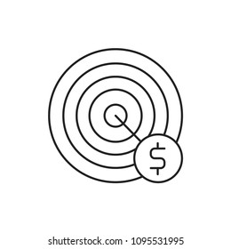 Pay Per Click Modern Simple Vector Icon