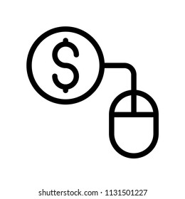 pay per click online mouse 
