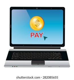 Pay per click vector concept