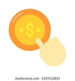 Pay per click vector design in modern style, ready to use and download icon