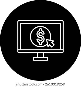 Pay Per Click vector icon. Can be used for printing, mobile and web applications.