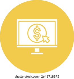 Pay Per Click vector icon. Can be used for printing, mobile and web applications.