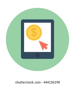 Pay Per Click Vector Icon