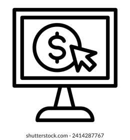 Per Klick Vektorgrafik-Symboldesign bezahlen