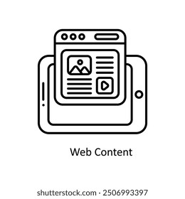 Pay Per Click vector  outline Icon Design illustration. Smart Home and Technology Symbol on White background EPS 10 File