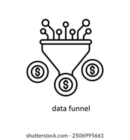 Pay Per Click vector  outline Icon Design illustration. Smart Home and Technology Symbol on White background EPS 10 File