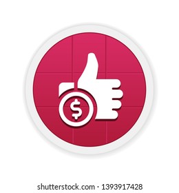 Pay Per Like - Vector App Icon