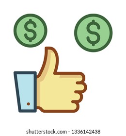 pay   tap   like  