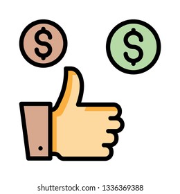 pay   tap   like  