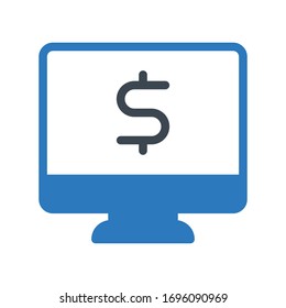 pay vector glyph color icon 