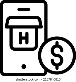 pay vector illustration isolated on a transparent background. glyph vector icons for concept or web graphics.