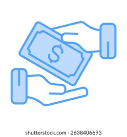 Payable Blue Icon Element For Design
