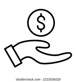 Payable Money icon vector image. Can also be used for web apps, mobile apps and print media.