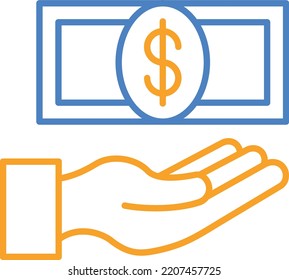 Payable vector icon. Can be used for printing, mobile and web applications.