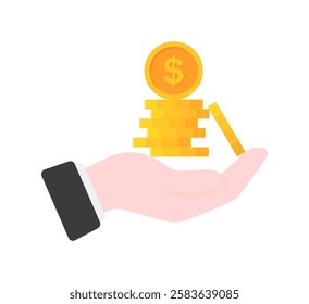 Payback icon. Flat style. Vector icon.