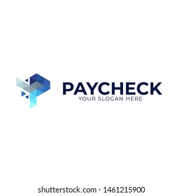Paycheck logo with Polygons style logo.