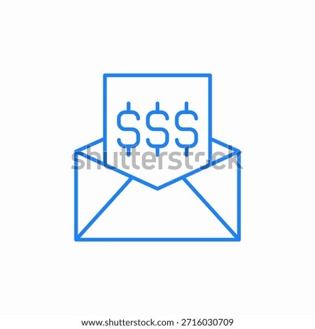 paycheck wage icon sign vector