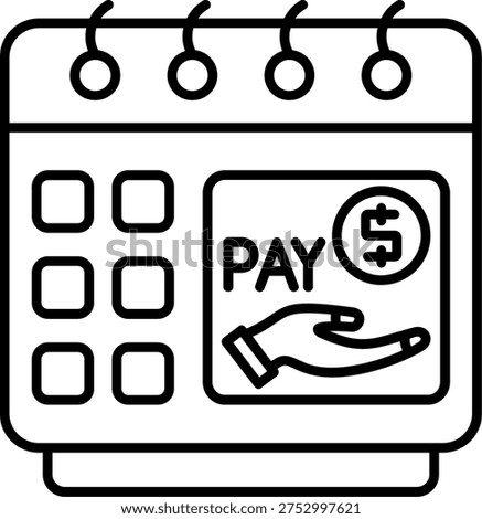 Payday Art vector Icon Design Illustration