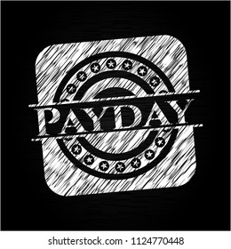 Payday With Chalkboard Texture