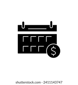 payday concept line icon. Simple element illustration. payday concept outline symbol design.