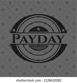 Payday dark emblem. Retro