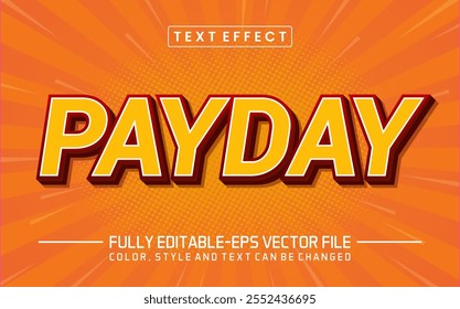 Payday font Text effect editable