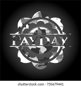 Payday grey camo emblem