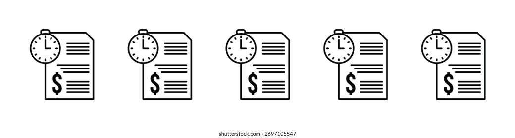 Payday icono diseño, logotipo, App, interfaz de usuario. Ilustración vectorial, EPS