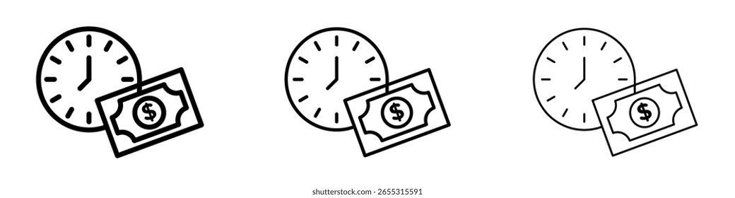 Icono de día de pago lleno de concepto de signo plano para el Diseño web.