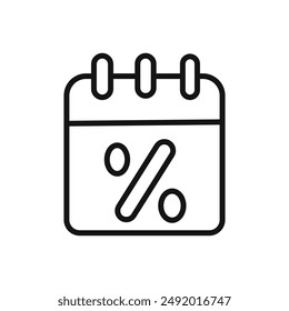 Payday icon linear graphics set vector