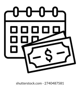 Payday icon for payment deadline