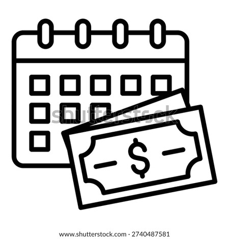 Payday icon for payment deadline
