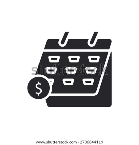 payday icons outline and Flat Style,transparent background
