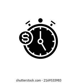 icono de préstamo de pago en vector. Logotipo