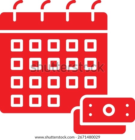 Payday Loan sinle vector icon illustration