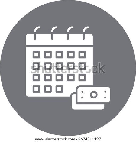 Payday Loan sinle vector icon illustration