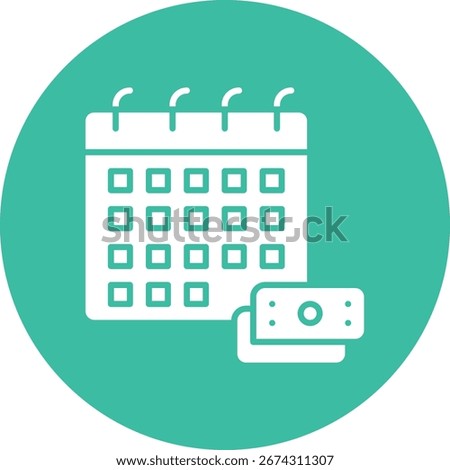Payday Loan sinle vector icon illustration