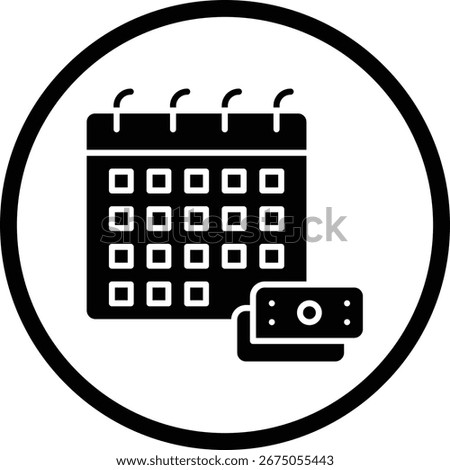 Payday Loan sinle vector icon illustration