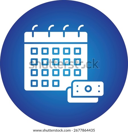 Payday Loan sinle vector icon illustration