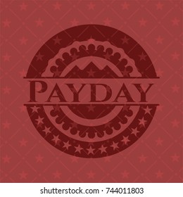 Payday retro red emblem