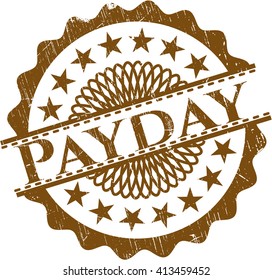 Sello de goma de Payday
