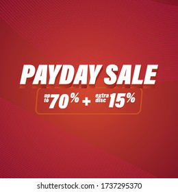 Payday Sale 70% + 15%