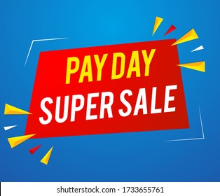 Payday Super Sale Banner Red