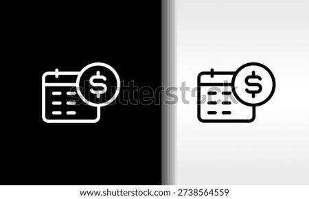 Payday Vector, Icon Or Logo Sign Isolated Symbol Illustration