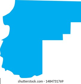 Payette county map in state of Idaho