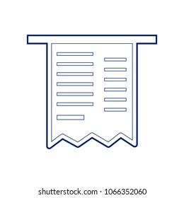 Paying bills concept. Payment of utility, bank, restaurant and other bills sign illustration. Vector. Flat style black icon on white.