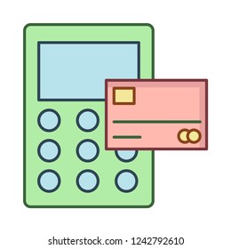 paying   card   shopping  