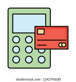 paying   card   shopping  